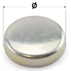 Utförsäljning frysbricka flänsad FM 42,00 mm.