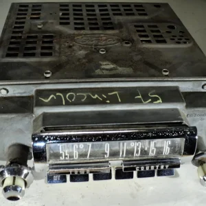 1957 Lincolnradio (ej testad, saknar en ratt, porer i krom) Kundfavorit