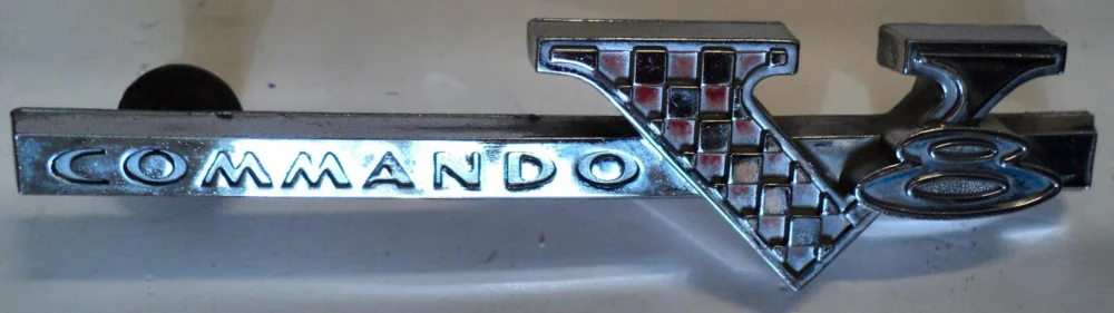 1965 Plymouth Furyemblem COMMANDO V8 Nedsatt pris