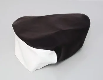 Sadelöverdrag svart/vit Crescent 2000 Sänkt pris