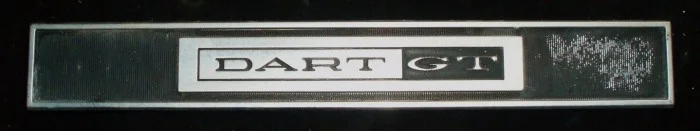 1965 Dodge Dart GT door emblem left Sänkt pris