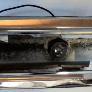 1960 Pontiac reverse lights (cracks in the glass, good chrome) Handla nu