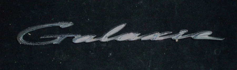 1961 Ford Galaxie emblem front fender left Rabatter