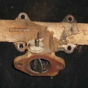 1961 Dodge 318 exhaust manifold right (stuck gate) 2129197 Rea