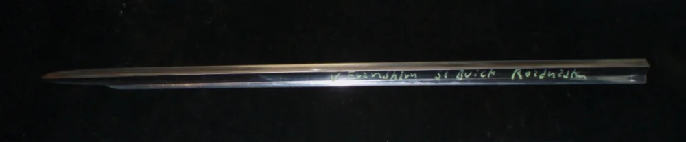 1951 Buick Roadmaster chrome trim fender left Endast idag