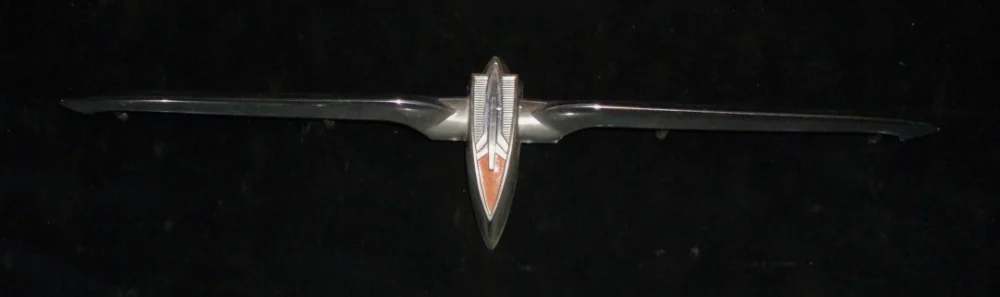 1960 Oldsmobile 98 chrome emblem trunk lid Begränsad tid