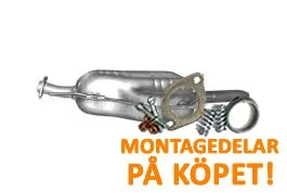 Bakre ljuddämpare Opel Astra G 1.7 DTL (1998 till 2000), 1.7 (2000 till 2004), 2.0 (1998 till 2004) Polmo Nedsatt pris