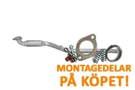 Avgasrör Opel Meriva A 1.6i MPV (03/2004 och framåt ), 1.6i MPV (2003 till 2005) Polmo Populärt val