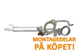 Mellanljuddämpare Opel Meriva A 1.4i (2004 till 2010), 1.6i (03/2004 och framåt ), 1.6i (2003 till 2010) Polmo Billig