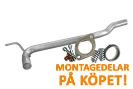 Utförsäljning Reparationsrör, katalysator Volkswagen Transporter IV 1.9 (1992 till 1995) Polmo