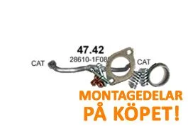 Utförsäljning Avgasrör Kia Sportage 2.0i Polmo