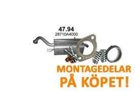 Utförsäljning Bakre ljuddämpare Kia Carens IV 1.6 Polmo