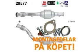 Utförsäljning Katalysator Peugeot 307 2.0i AS