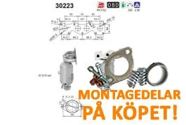 Utförsäljning Katalysator Dacia Dokker, Lodgy, Logan, Sandero 1.6i AS