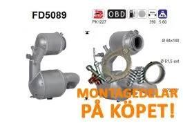 Utförsäljning Partikelfilter MINI Countryman One, Cooper, Paceman AS