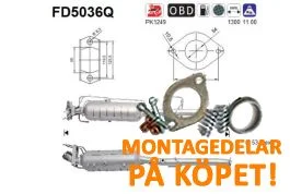 Trygg betalning Partikelfilter Mazda 6 2.0, 2.2 AS Premiumprodukt