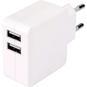 100-240V USB-A x2 adapter Endast idag