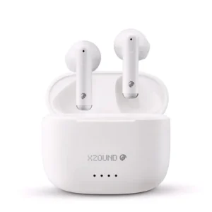 XZOUND TWS25 Tr&aring;dl&ouml;s h&ouml;rlurar, vit Premium