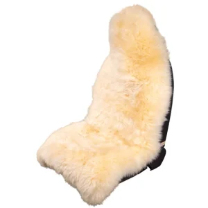 &Auml;kta lammskinn f&ouml;r s&auml;tet 134x64cm Begränsad tid