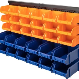 Verkstadstavla med 30 f&ouml;rvaringsfack Begränsat antal