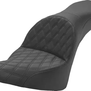 Trygg betalning Saddlemen Seat Explorer Ls Two-Up Lattice Black Seat Explorer Fxbb/Fxs
