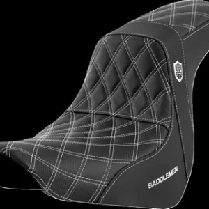 Utförsäljning Saddlemen Seat Sdc Perf Gripper White Stitch Seat Pro Serie Sdc Flsb/F