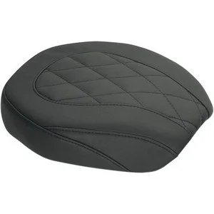 Trygg betalning Mustang Pillion Pad Solo Wide Tripperâ?¢ Diamond Stitched Black Passen