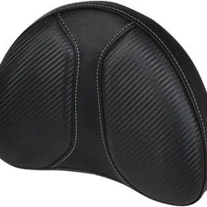 Utförsäljning Saddlemen Sissy Bar Pad Dominator Contoured Rear Vinyl Plain Carbon Lo
