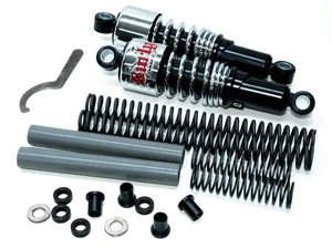 Utförsäljning Sänkningssats, fram/bak 10.5", "Slammer drop kit", Sportster 04-upp