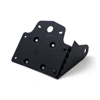 Trygg betalning Side Mount License Plate Bracket. Black Universal