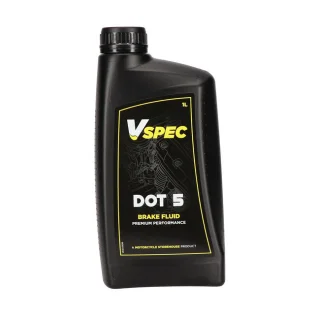 Vspec, Brake Fluid Dot 5 Silicone. 1 Liter. Up To 2005 Expressleverans
