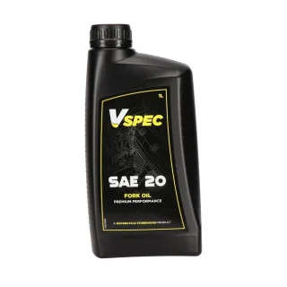 Vspec, Sae 20W Fork Oil. 1 Liter. Most H-D Models Stand Rea