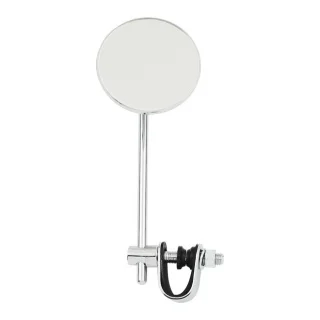 Utförsäljning Round Clamp-On Style Steel Mirror, 3" With 6" Stem 65-Up H-D