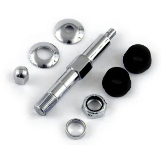 Upper shock stud kit chrome 67-72 FL, 71-72 FX For 1 shock. Premium