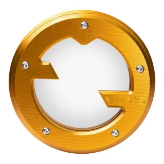 Vity''s Design, ''Massive'' derby cover. Gold 19-24 Softail, 2018 Soft Reapris